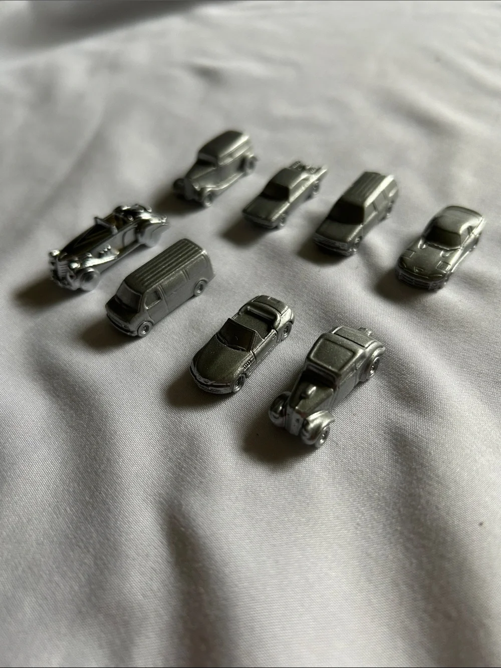 ( 8 ) Vintage Monopoly Cars